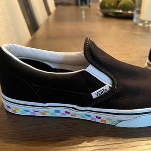 Vans black/rainbow youth 6